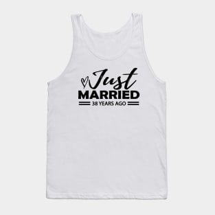 38th Wedding Anniversary - 38 years anniversary Tank Top